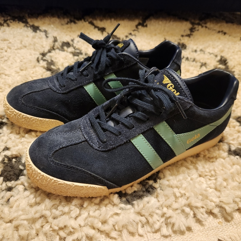 Gola Navy Suede Sneaker